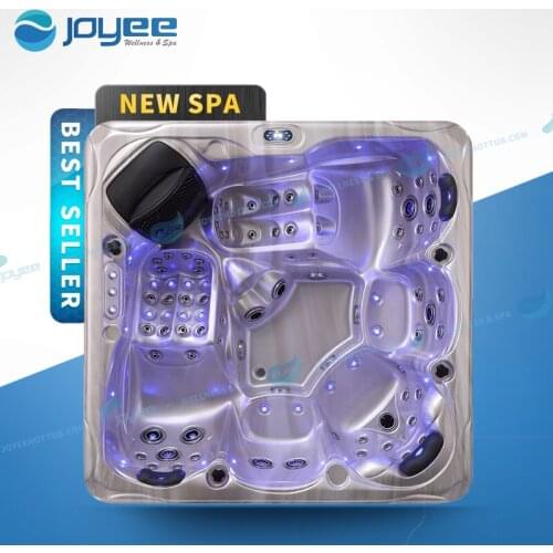 Joyee New Model 83 Jets Whirlpool Spa Hot Tub 5 Person Balboa Control Garden Family Massage Bath Outdoor Jacuzzi