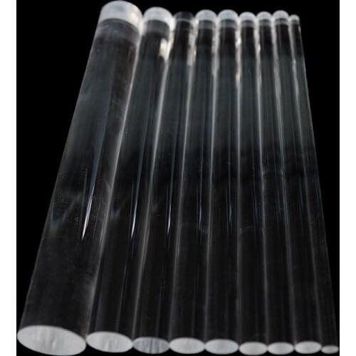 12mm to 20mm Quartz Bar High Purity Silica Quartz Rod For Smelting,Casting ,Scientific research DIY accessories