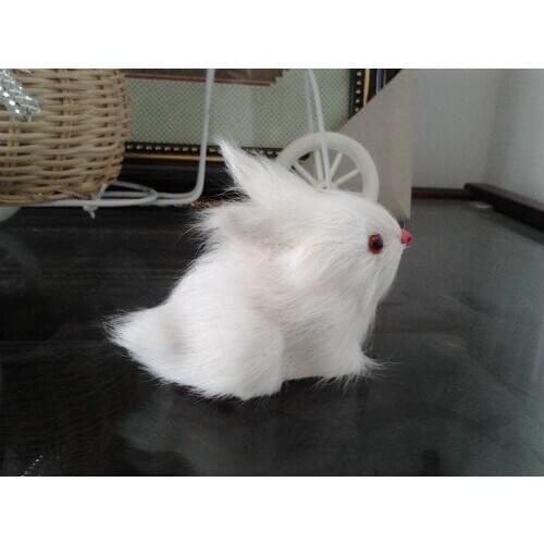 Small simulation rabbit toy polyethylene & furs mini rabbit doll decoration gift about 7.5cm 2011
