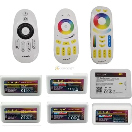 Miboxer Smart Wireless Controller 2.4G RF Remote Control / WiFi APP Control For RGB CCT RGBW Single Color LED Strip