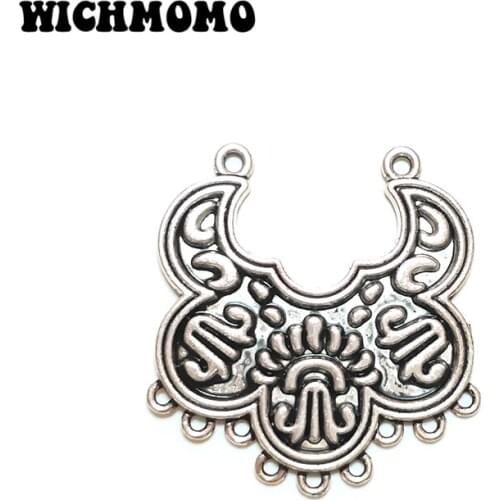 New Fashion 40mm 3pieces/bag Zinc Alloy Clouds Shape Porous Connector Charms Linker for DIY Jewelry Accessories