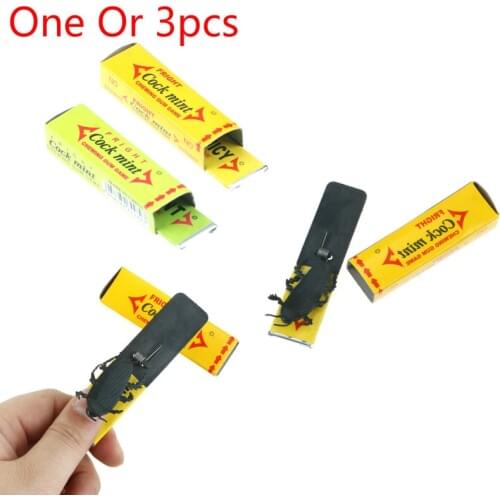 One Or 3pcs April Fools Day Spoof Person Funny Gadgets Tricky Toys Surprised Cockroaches Gum Shock Party Favors