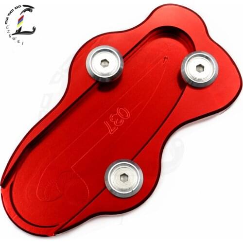 Motorcycle Kickstand Side Enlarge Extension Pad Stand For Kawasaki VN900 VN 900 CLASSIC 06-15 Plate Pad Support Plate