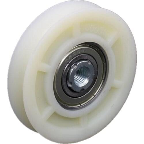 Elevator hanging wire rope wheel MS hanger plate wheel roller 74*16*6203 elevator accessories pulley wheel