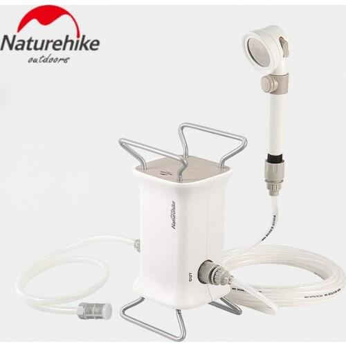 Naturehike 2 IN1 Mobile Home Portable External Shower Switch Portable Waterproof Shower Outdoor Shower Camping Washing Car