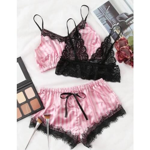 Proplady Women's Silk Pajamas