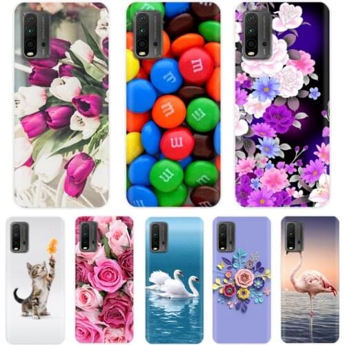 Silicone case For xiaomi Redmi 9t Case Full Protection Soft tpu Back Phone Cover for xiaomi Redmi 9t 9 t bumper Hongmi 9T Coque