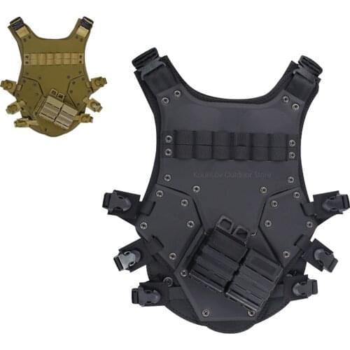 Tactical Vest Body Armor JPC Molle Plate Carrier Hunting Vest Outdoor CS Game Paintball Airsoft Vest Paintball Equipment