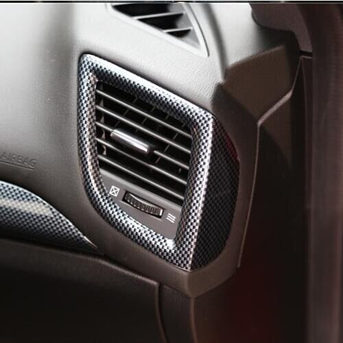 Carbon Fibre Gear AC Air outlet Doors Instrument Steering Wheel Window Handle Decorated Frame For Mazda CX-4 2016 17 18 CAA363A