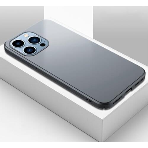 Ultra-thin Hard Matte PC Phone Case For iPhone 12 11 Pro max SE XSmax XR XS X 8 7 6 Plus Luxury Frosted Protection Cover Coque