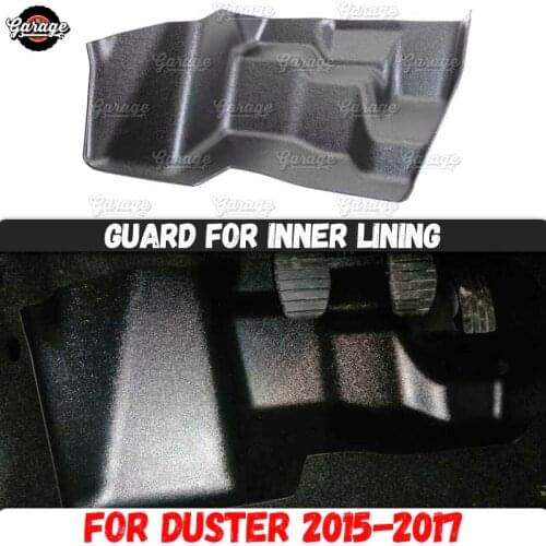 Guard of inner lining for Renault / Dacia Duster 2015-2017 ABS plastic trim accessories protect of carpet car