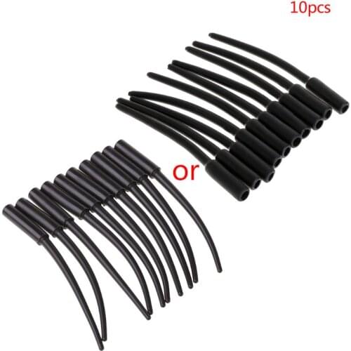 10pcs Carp Fishing Tube Rubber Tackle Sleeves 60mm/65mm Accessories Anti Tangle