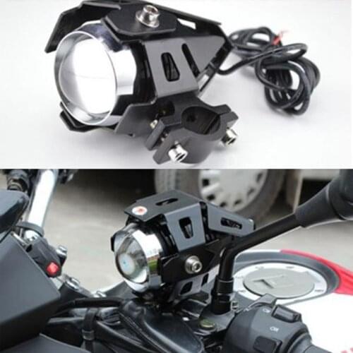 2pcs/set Motorcycle Motorbike U5 LED Headlight Fog Driving Spot Light Lamp White light