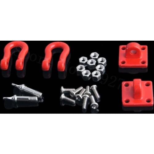2Pcs RC Car Parts Buckle Hook Rock Crawler Buggy Climbing Trailer Hook Buckle For 1/10 Scale Models D90 Axial SCX10 CC01
