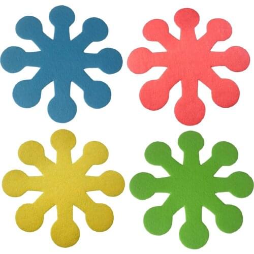 4pcs Pot Place Mat Easter Decoration Bowl Placemat Heat Insulation Pads