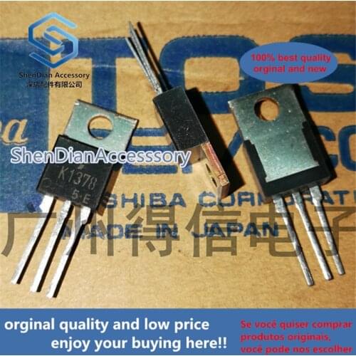 5pcs 100% orginal new 2SK1378 K1378 MOSFET TO-220 Drain Current –ID=10A@ TC=25C real photo