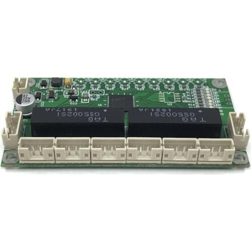ANDDEAR Customized industrial 8 port 10/100M unmanaged network ethernet switch 12v pcba module network switch