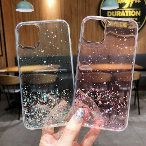 Case For Realme 7i C12 C15 C17 Glitter Silicone Cover For Realme 7 X7 Narzo 20 Pro Casess Mobile Phone Bag Back Ultra-thin Shell