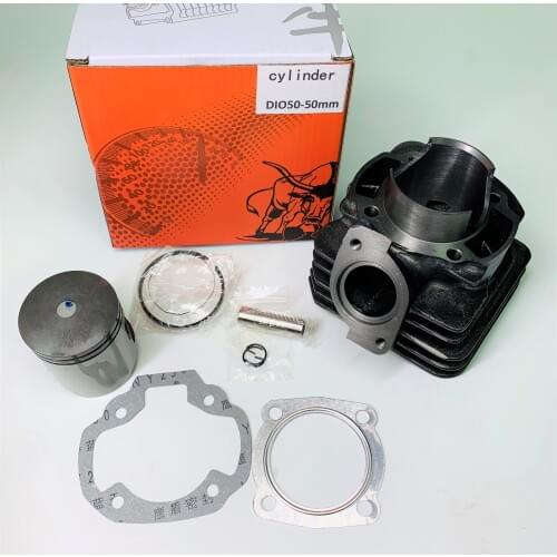 DIO50 Cylinder Kit 50mm Big Bore 100cc Tuning BWSP Upgrade Racing Engine Parts 2 Stroke Set Increase Power Dio 50