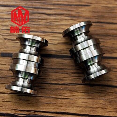 EDC Brass Titanium Alloy Multicolor Paracord Knife Beads Outdoor Multi-Function Tool Camping Knife Accessories