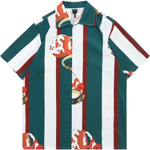 IK0232 Fashion Mens Shirts 2021 Runway Luxury famous Brand European Design party style Mens Clothing