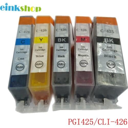 Einkshop PGI 425 PGI425 CLI426 Compatible Ink Cartridges for Canon Pixma IP4840 IP4940 IX6540 MG5140 MG5240 MG5340 MX714