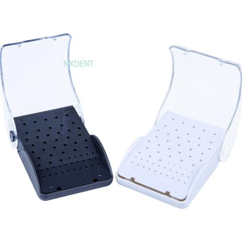 1pcs 60 Hole Dental Burs Holder Plastic Box Burs Dental Holder Dental Bur Box 60 Holes Dental Tools Dentist Drill Box Autoclave