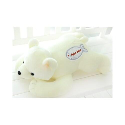 Lying bear plush toy large 80cm bear soft throw pillow, Christmas birthday gift F014