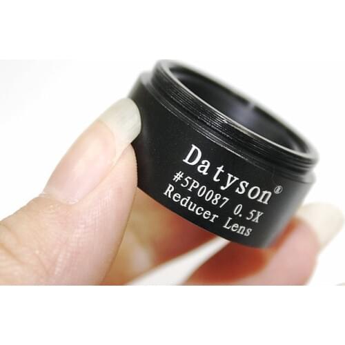 0.5X Focal Reducer Len for 1.25" Telescope Eyepiece Astronomy Diagonal Extender Tube or Camera Adapter thread size M28x0.6pitch