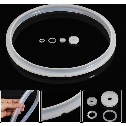 5-6L Electric Pressure Cooker Gasket Repalcement Cooker Sealing Ring 22-24cm Diameter High Elasticity Silicone Rubber Standard