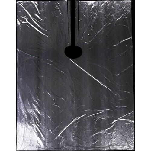 50Pcs/set Disposable PE Hairdressing Cloth Shoulder Apron Cut Perm Dye Hair Cape