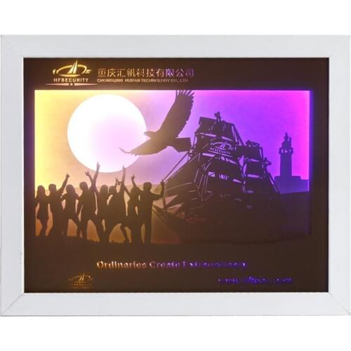 Ps Frame Paper-cut Light Boxes Night Lights Paper Sculptures Night Light Lamp of Creative Shadow Box Frame