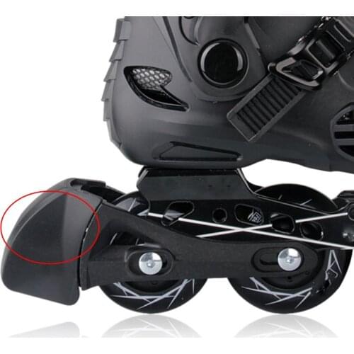 Inline Skates Roller Brakes Block Stopper for Skate Blade Accessories Skate Brake Stopper Scooter Parts Black