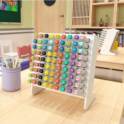 Student Desktop Marker Storage Box Brush Stationery Box Childrens Learning Pen Holder Blind Box Pen Artifact Organizador Escrit