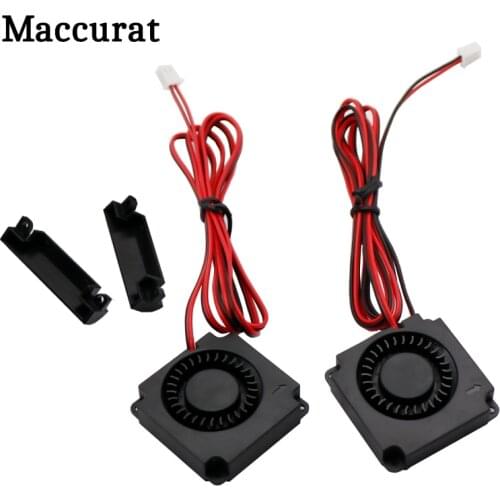 DC Cooling Fan 12V/24v 40*40*10mm 4010 Hydraulic Bearing Blow Radial extruder Cooling Fan Turbo Fan for Ender 3 CR10 Printer