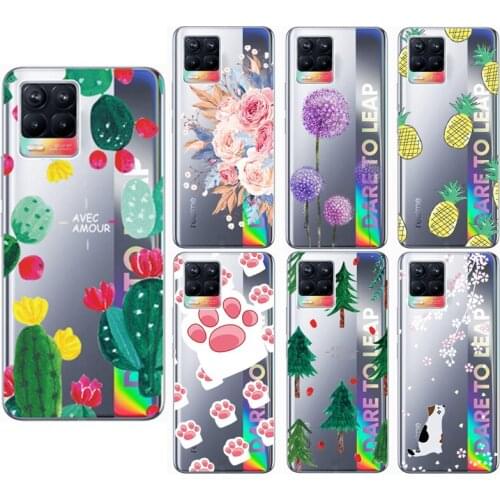 For OPPO REALME 8 PRO covers Silicone Ultra Thin Clear Soft TPU Phone Case For OPPO Realme 8 Pro Transparent Funda Coque