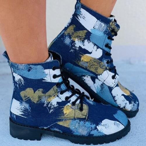 Women Boots Comfortable Loafers Shoes Woman Breathable Leather Lace-up Sneakers Women Fashion Black Soft Casual Shoes Female