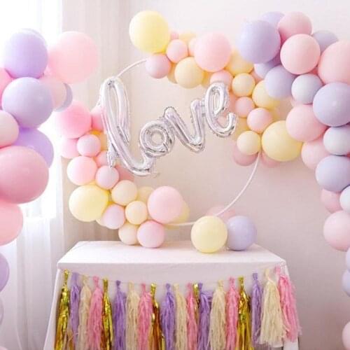 10Pcs/bag 10inch Latex Balloons Pastel Candy Balloon Wedding Birthday Party Decoration Baby Shower Decor Air Globos