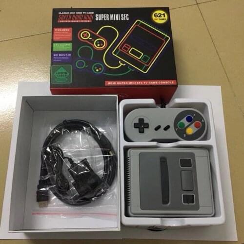 621 Games Childhood Retro Mini Classic 4K TV HDMI 8 Bit Video Game Console Handheld Gaming Player With Retail Box 10pcs/lot