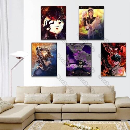 Japanese Style Canvas Painting Abstract Japan Anime Handsome Characters Poster and Print for Home Rooms Gallery Wall Decoration