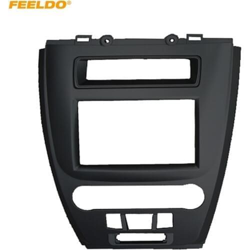 FEELDO 2DIN Car Radio Panel Fascia Frame For FORD Fusion 2009-2012 Stereo Refitting Dash Mount DVD Player Fitting Frame Trim