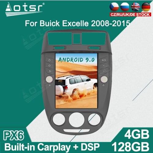 For Buick Excelle 2008+ Tesla Android Car Radio Player GPS Navigation Auto Stereo Multimedia Video Headunit DSP carplay 4G SIM
