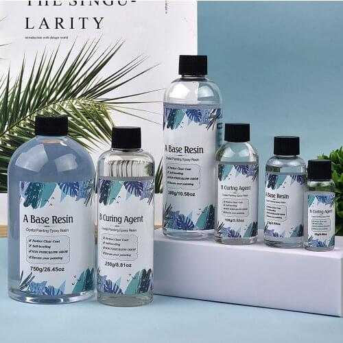 3:1 Fast Curing AB Glue For Resin Mold Making Epoxy Resin Glue For DIY Crystal Porcelain Painting 100g/400g/1000g