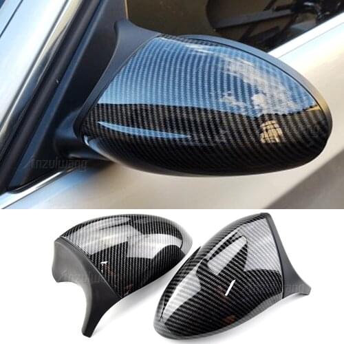 E90 E91 Pre-LCI 2005-2007 black M3 Style Cover E81 E82 E87 E88 For BMW 3 Series E92 E93 Rear Mirror Cap 2006 2007 2008 2009