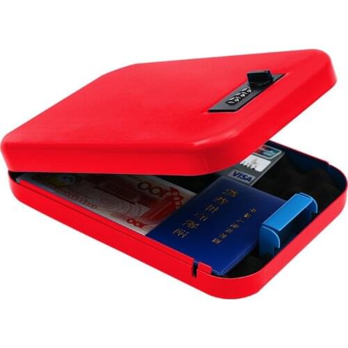 Digital Password Lock Gun Safe Box Portable Cold-rolled Steel Car Safe Security Box Storage Valuables Cash Jewelry Organizer