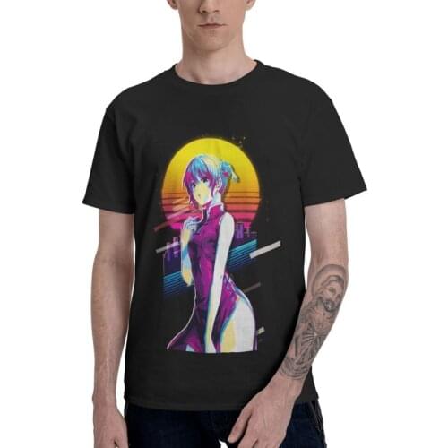 Gintama Kagura T-shirt Mens Streetwear T Shirt Short Sleeve Cotton Japanese Samurai Anime Manga Tshirt Urban Tee Top