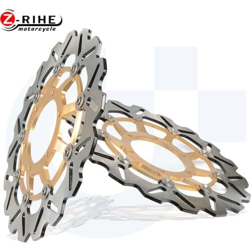 For 2PCS Front Floating Brake Disc Rotor motorcycle parts Aluminum Brake Rotors For HONDA CBR600 2007-2013 CBR600RR 2003-2014