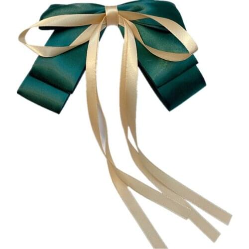 Korean Multilayer Bow-Knot Elastic Hair Bands Accessories Long Ribbon Handmade Ponytail Hair Tie Headwear Scrunchies Women Girls