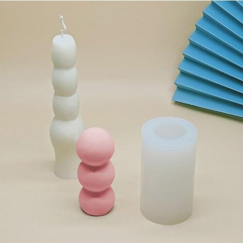 Creative 3D Ball Scented Candle Silicone Mould Soap Plaster DIY Making Mould Fondant Cake Chocolate Decoration