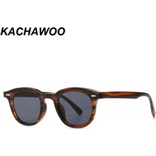 Kachawoo square sunglasses retro man small sun glasses women black leopard unisex summer decoration European style hot selling